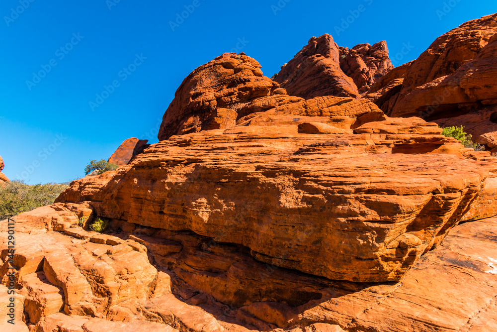 Patterns of Erosion Formed in The Aztec Sandstone of the Calico Hills, Red Rock Canyon NCA, Las Vegas, Nevada, USA Patterns of Erosion Formed in The Aztec Sandstone of the Calico Hills, Red Rock Canyon NCA, Las Vegas, Nevada, USA