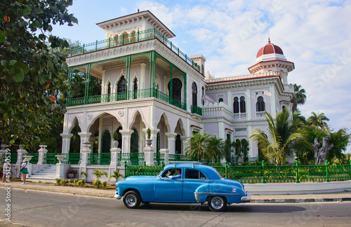 Canvastavla The Moorish Palacio de Valle, Cienfuegos, Cuba