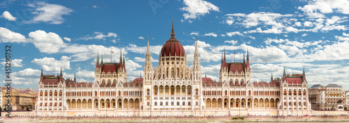 Das Parlamentsgebäude in Budapest, Ungarn