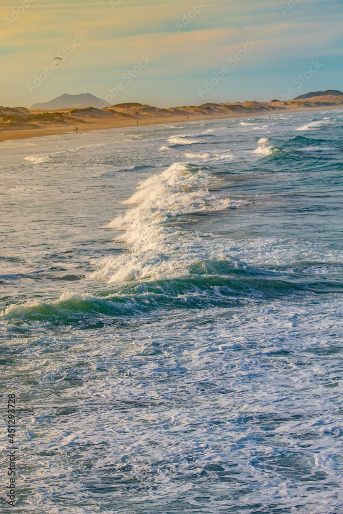 waves on the beach of Florianópolis Island , Santa Catarina, Brazil, florianopolis