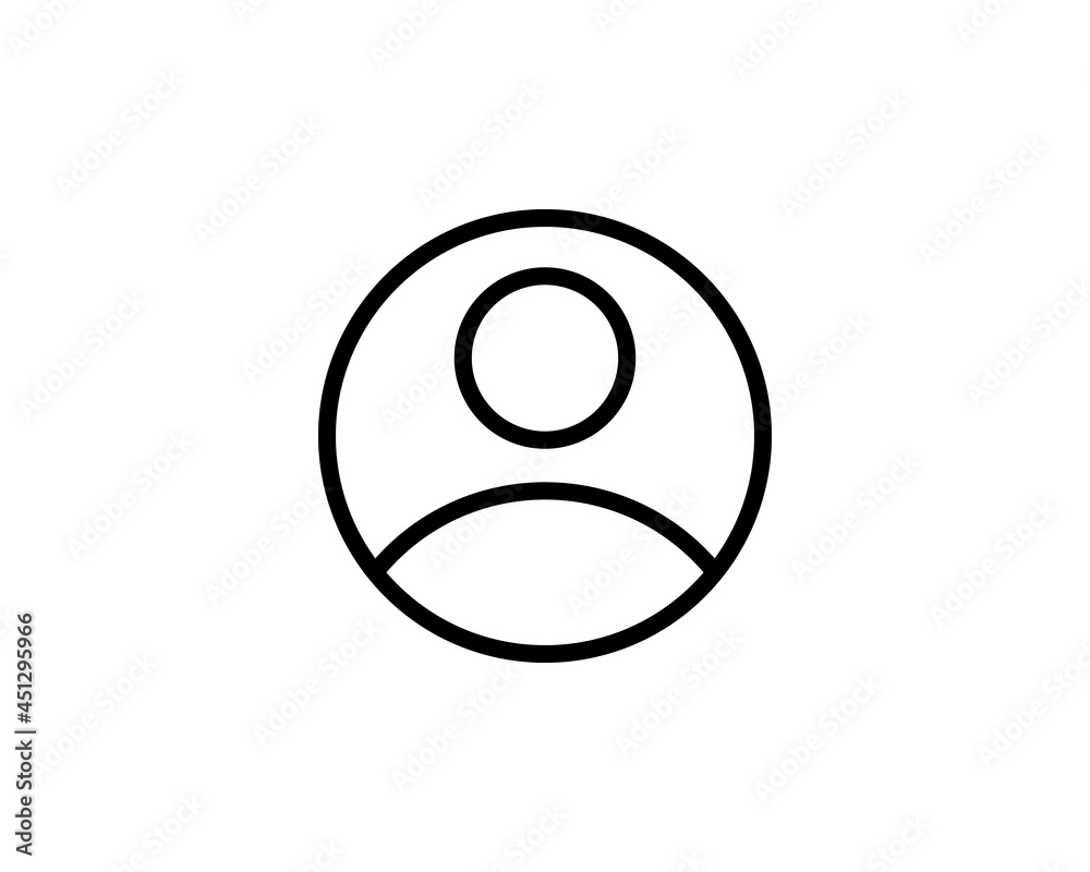 Anonymous gender neutral face avatar. Incognito head silhouette Anonymous gender neutral face avatar. Incognito head silhouette