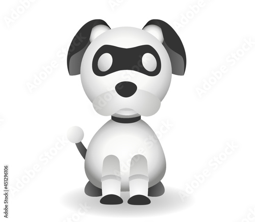 Perro Robot Vector Tecnología