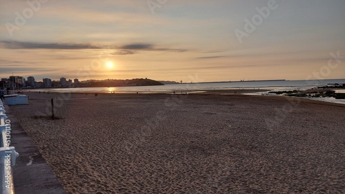 sunset at the beach