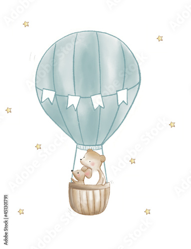 
Children's illustrations
hot air balloon
decorative box