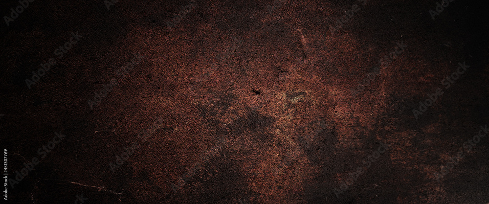 Dark grunge background with scratches, Scary red dark walls, concrete cement texture for background - obrazy, fototapety, plakaty 