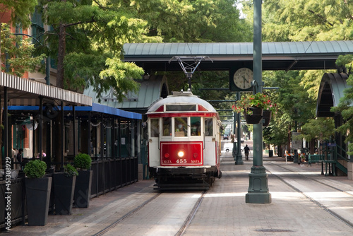 Downtown Vintage Trolley in Memphis Tennessee