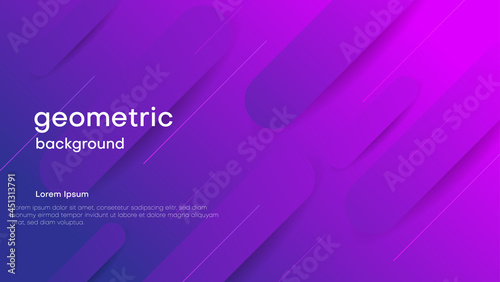 abstract gradient geometric background with purple color