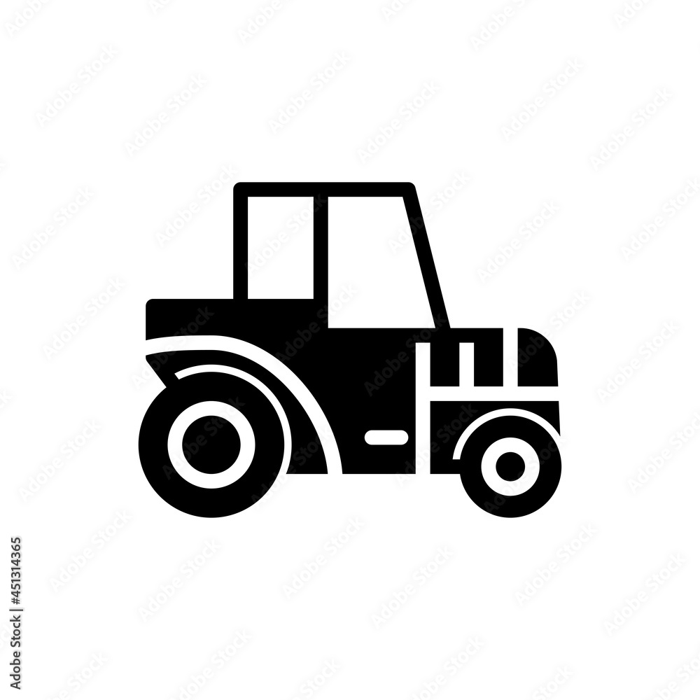 tractor icon vector clean node editable