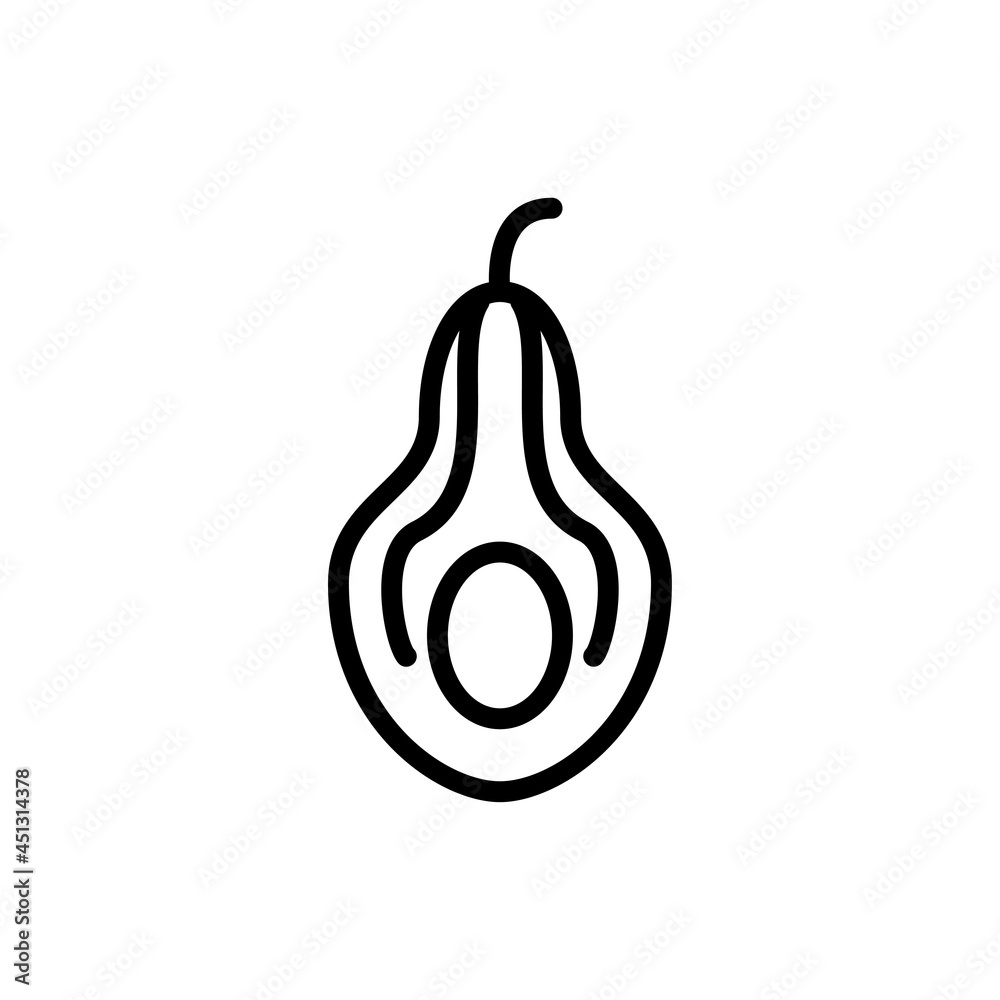 butternut icon vector clean node editable for your design butternut icon vector clean node editable for your design