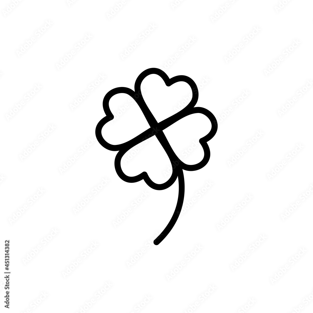 clover icon for your design element