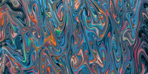  Abstract 3D Art Liquid Paint Background 