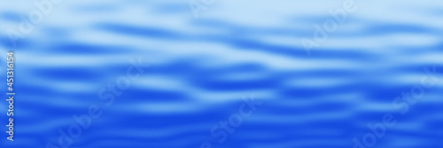 Blurred background. Ripples and water waves, sea surface. Vector banner.