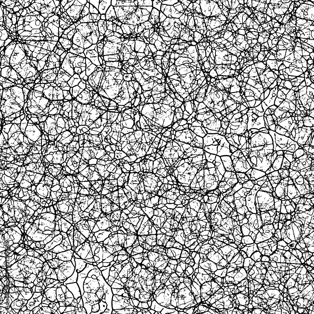 Obraz premium Seamless grunge black and white line art background