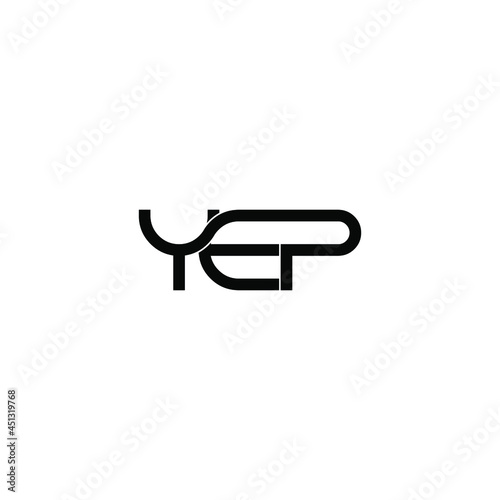 yep letter initial monogram logo design