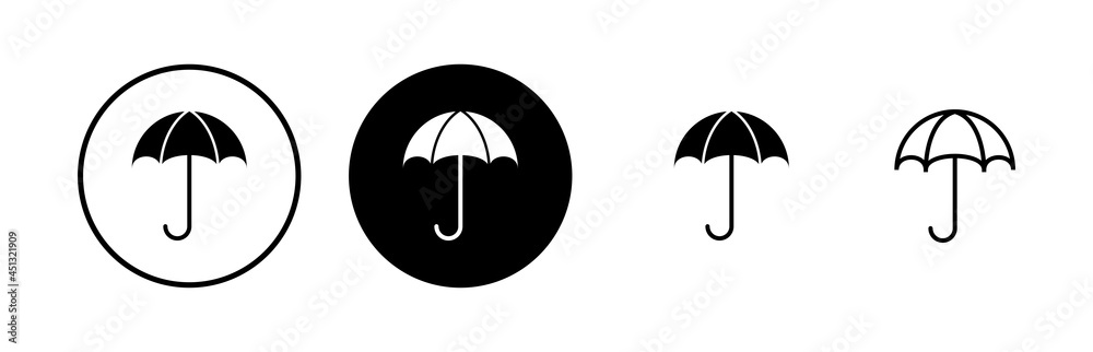 umbrella icons set. Umbrella vector icon umbrella icons set. Umbrella vector icon