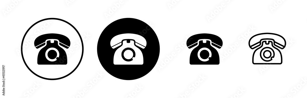 Telephone icons set. Phone icon vector. Call icon vector. Telephone icons set. Phone icon vector. Call icon vector.