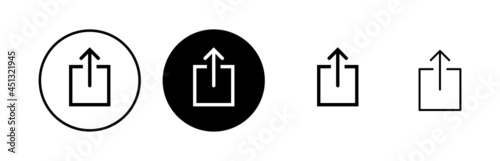 Share icons set. Share vector icon