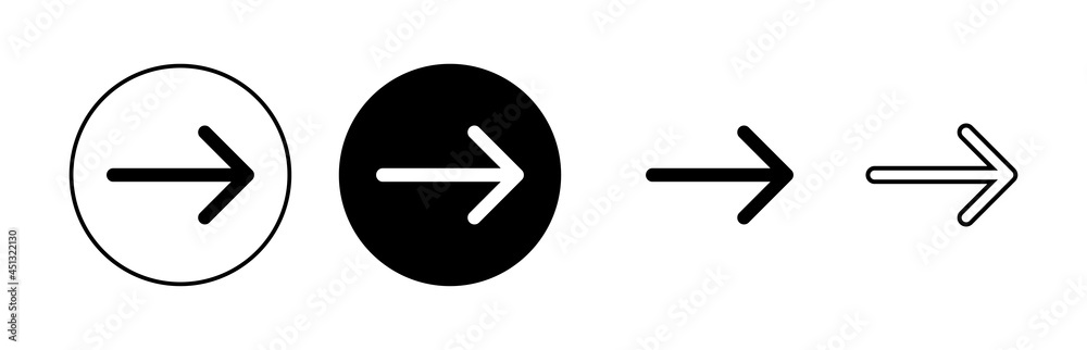 Arrow icons set. Arrow symbol. Arrow vector icon Arrow icons set. Arrow symbol. Arrow vector icon