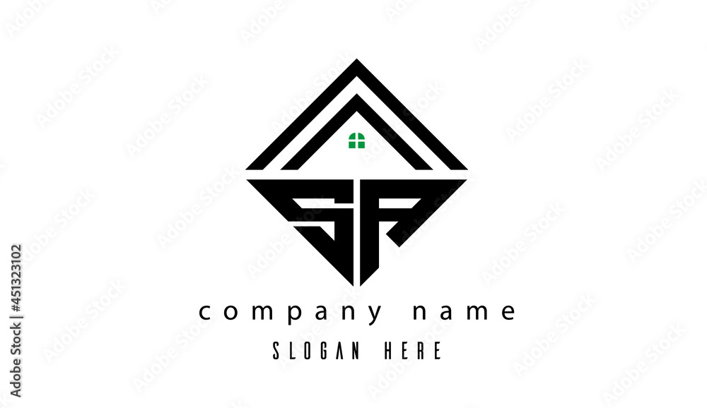 SA creative real estate latter logo SA creative real estate latter logo