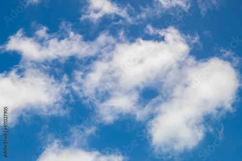 blue sky with clouds