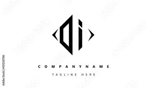OI square creative letter logo desing victor