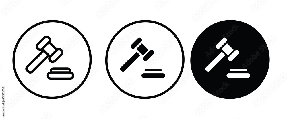 auction web icon, Judge Gavel, Hammer judge