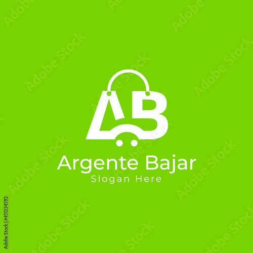 E-commerce Logo | AB Logo Design Logo Template