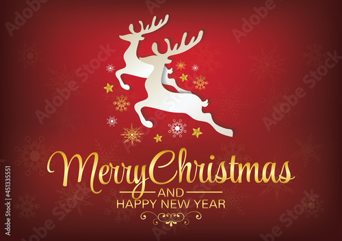 merry christmas art vector background 