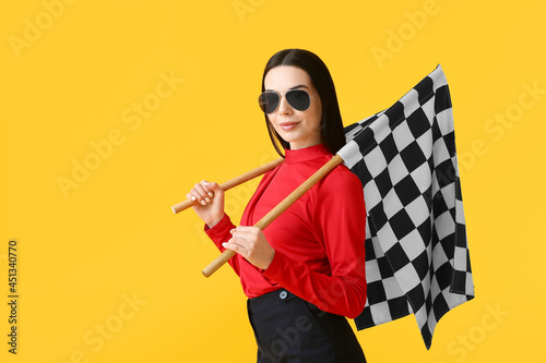 Beautiful young woman with ...