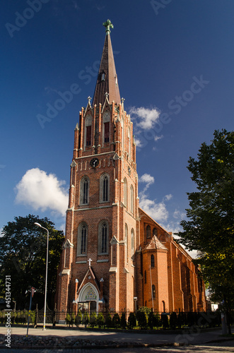 Anna lutheran church in sunny day, Liepaja, Latvia.