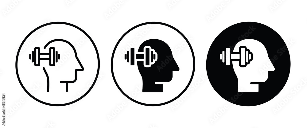 brain power icon icon button, vector, sign, symbol, logo, illustration, editable stroke, flat design style isolated on white brain power icon icon button, vector, sign, symbol, logo, illustration, editable stroke, flat design style isolated on white