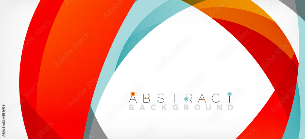 Color circle shapes, minimal geometric background. Trendy dynamic composition. Vector Illustration For Wallpaper, Banner, Background, Landing Page Color circle shapes, minimal geometric background. Trendy dynamic composition. Vector Illustration For Wallpaper, Banner, Background, Landing Page