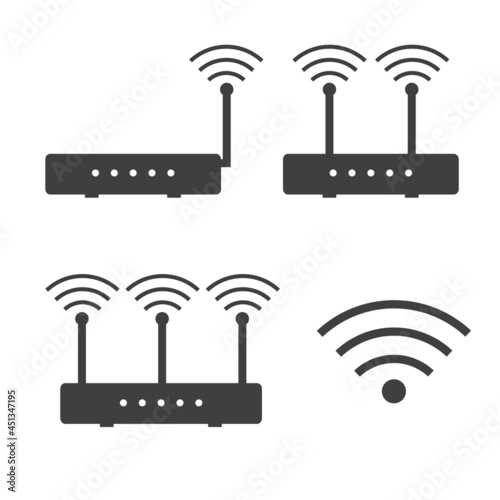 Wifi Router Device Vector Design Icon