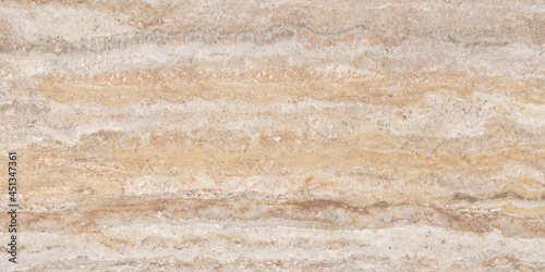Beige travertene stone texture, marbled background © Vidal