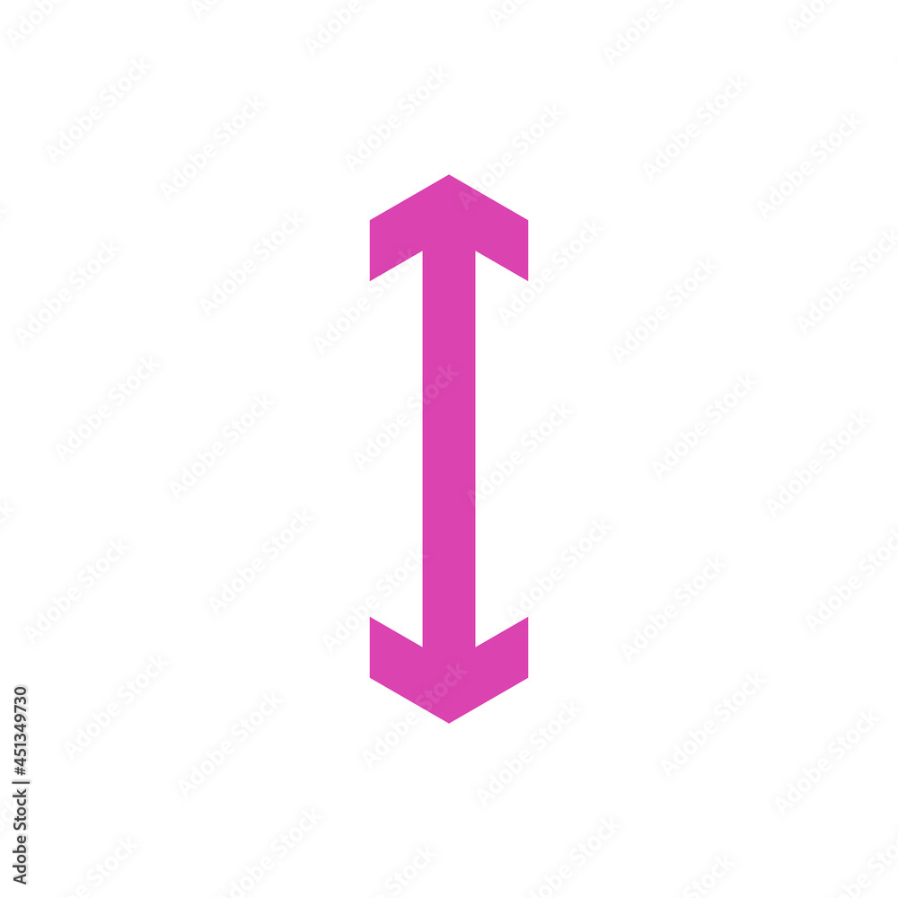 I logo vector illustration. Letter I hexagonal logo isolated on White Background I logo vector illustration. Letter I hexagonal logo isolated on White Background