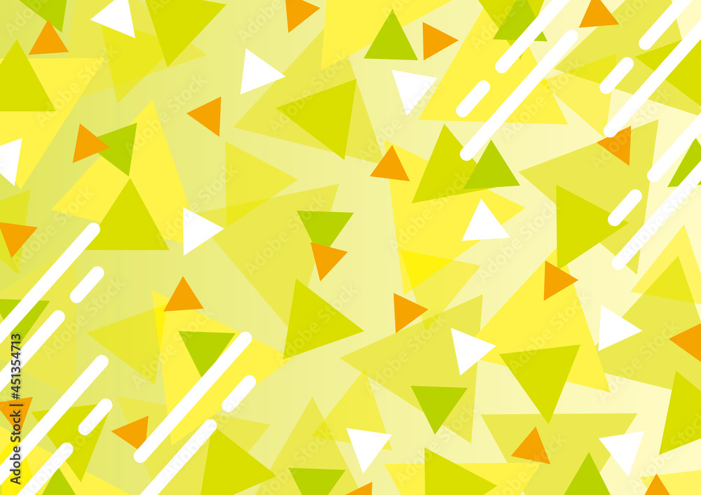 三角形のポップな幾何学模様背景 緑 Stock Vector Adobe Stock