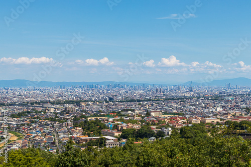 西宮・甲山森林公園から眺める阪神間の街並み