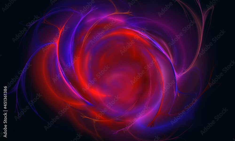 Magic and fantastic 3d vivid plasma vortex or funnel, energy discharge or astral flow in intense red blue violet pink colors and lights in deep dark space. Rotating cluster with rushing dynamic rays. Magic and fantastic 3d vivid plasma vortex or funnel, energy discharge or astral flow in intense red blue violet pink colors and lights in deep dark space. Rotating cluster with rushing dynamic rays.