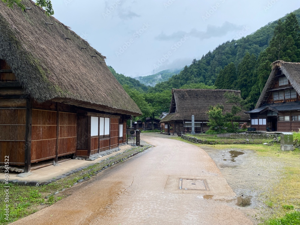 traditional houses in the village traditional houses in the village