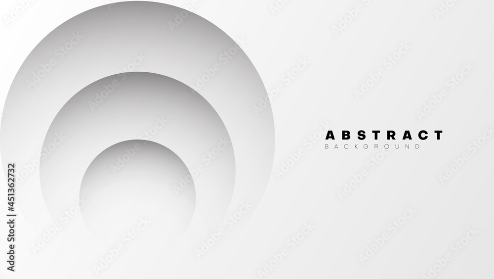 abstract white paper style background with circle