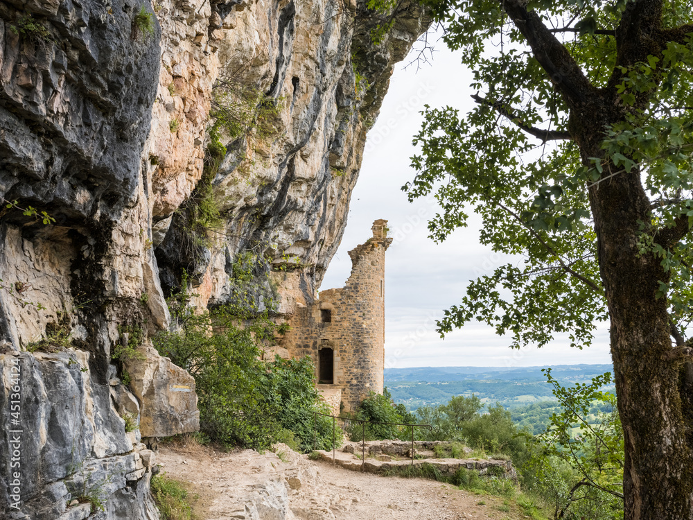 Château des anglais à Autoire dans le département du Lot