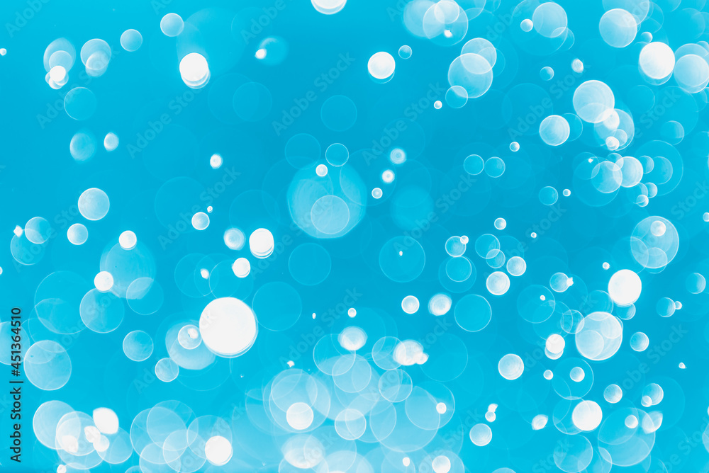 Abstract blue background with bokeh, bokeh background, Sparkle bokeh
