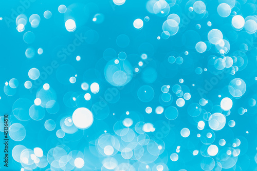Abstract blue background with bokeh, bokeh background, Sparkle bokeh