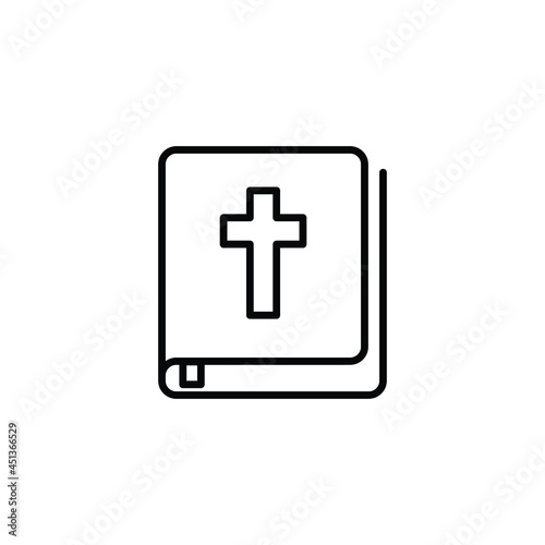 bible book - vector icon