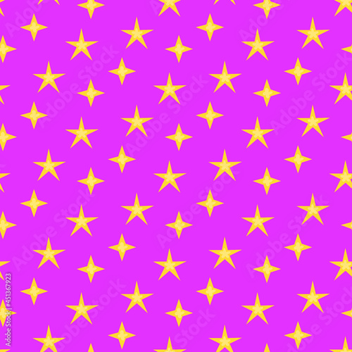 Shining stars simple background seamless pattern
