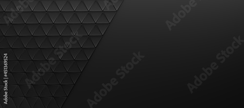 Abstract and Illustration of black box or cube background,light and shadow with free space, 3D rendering and copy space.