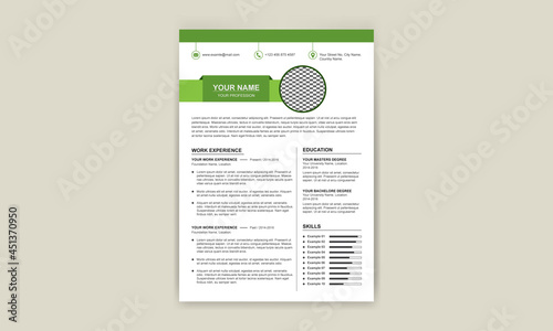 clean resume template