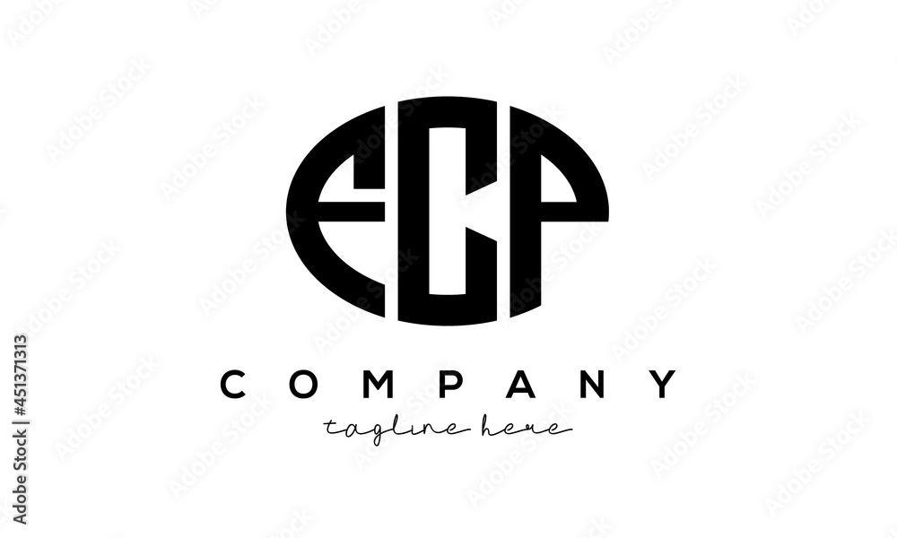 FCN three Letters creative circle logo design FCN three Letters creative circle logo design