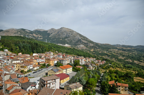 Panoramic view of Latronico, a medieval town in the Basilicata region, Italy.  © Giambattista