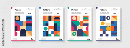 Wallpaper Mural Collection pattern of corporate identity flyer templates Torontodigital.ca